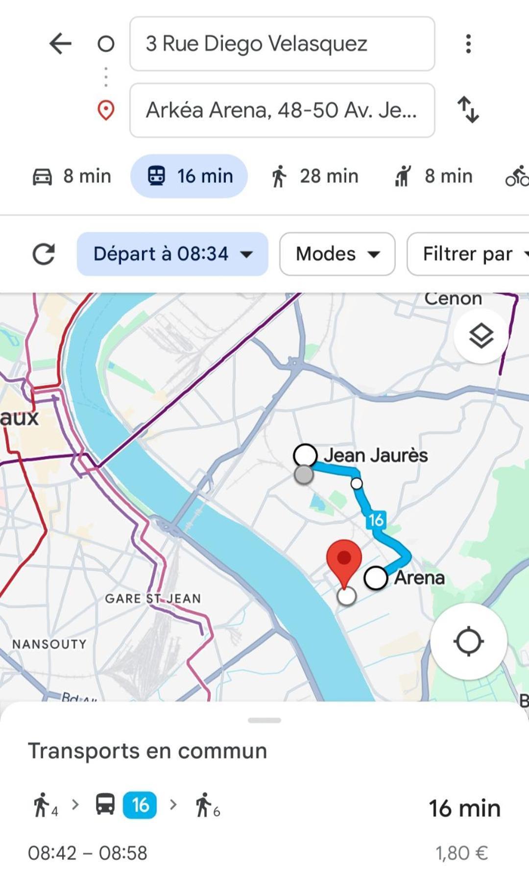 Appartement A Floirac Avec 2 Chambres, Un Parking Prive, Une Terrasse, A 5 Minutes En Voiture De L'Arkea Arena De Bordeaux Exterior photo